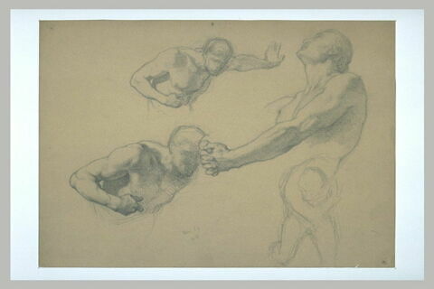 Quatre demi-figures d'hommes, image 2/2
