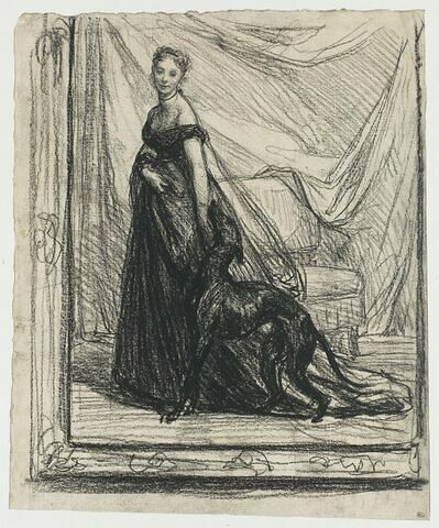 Portrait de femme : étude pour Madame Fouques-Duparc