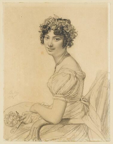 Portrait de mademoiselle Julie Duvidal de Montferrier, image 1/2