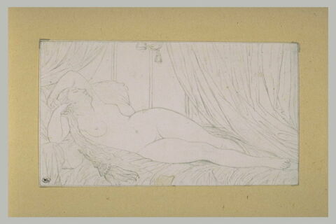 Femme nue, couchée, image 1/1