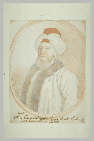 Portrait du comte de Bonneval, dit Ahmet Pacha