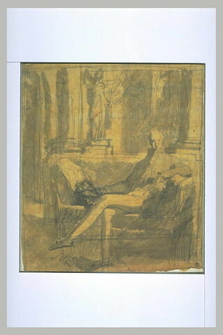 Etude pour le portrait du comte de Pradel (1782-1857)