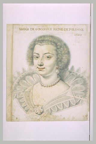 Portrait de Marie de Gonzague, reine de Pologne (vers 1611-1667), image 2/2