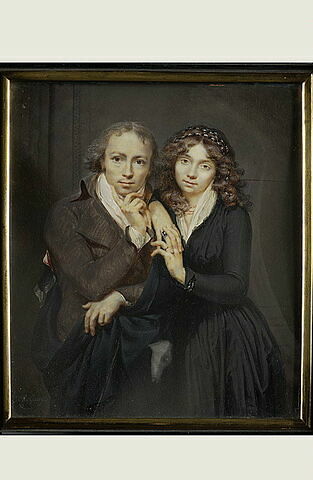 Portrait du peintre et de sa première femme Marie-Sophie., image 1/1