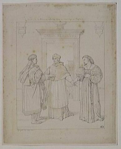 Le Cardinal Bibbiena offrant sa nièce en mariage à Raphaël, image 2/2