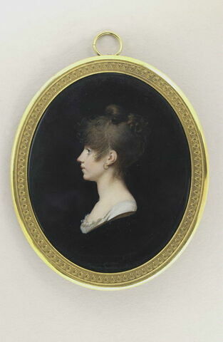 Portrait de Mme Fanny Morlot, née Bécuvre, peintre (1792-1876)