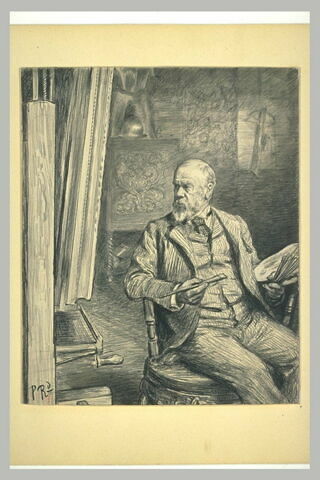 Portrait du peintre M.G. Pellet, image 2/2
