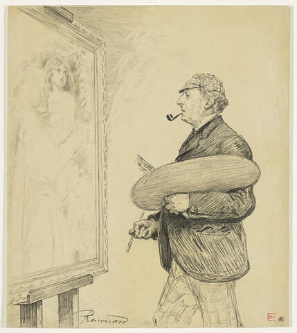 Portrait de Sir J.E. Millais