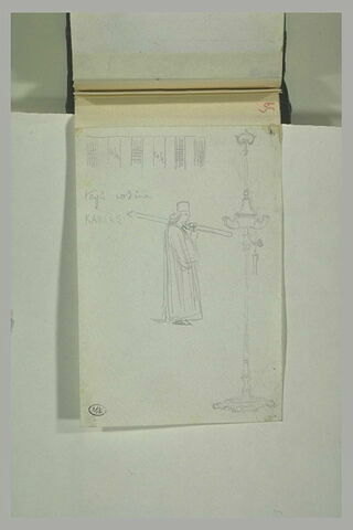 Mont Athos, moine de Karyès frappant à l'aide d'un marteau sur une simandre, image 2/2