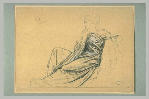 Femme assise drapée, image 1/1