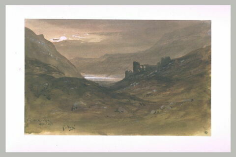 Paysage d'Ecosse avec des ruines : Loch Müke, image 1/1