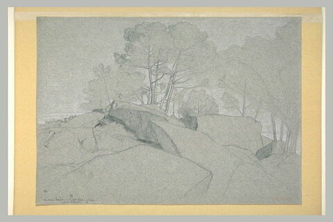 Rochers à Bourron, dans la forêt de Fontainebleau, image 1/1