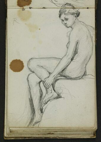 Etude de femme nue, image 1/1