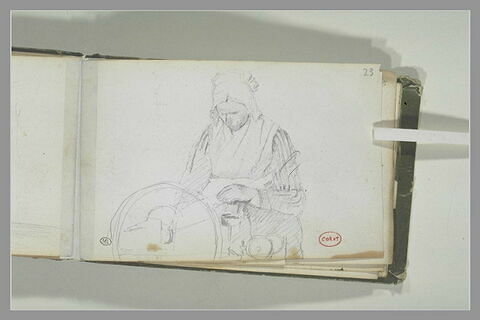 Paysanne au rouet, image 2/2