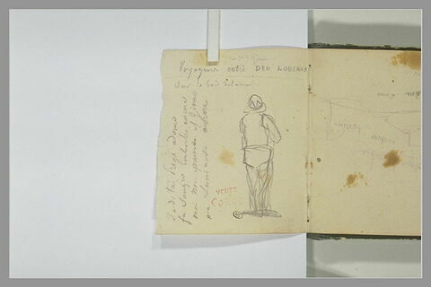 Notes manuscrites et personnage de dos, image 2/2