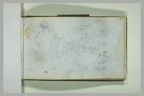 Homme barbu, de face, image 1/1