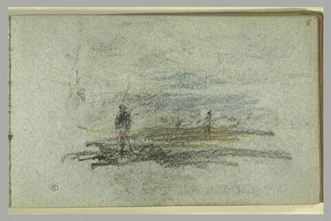 Deux soldats dans un paysage, image 2/2