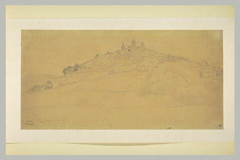 Vue de Vézelay, prise du bas de la colline, image 1/1