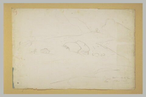 Paysage de montagne avec un lac, image 2/2
