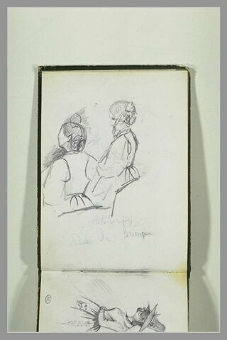 Deux femmes, tournées vers la gauche, image 2/2