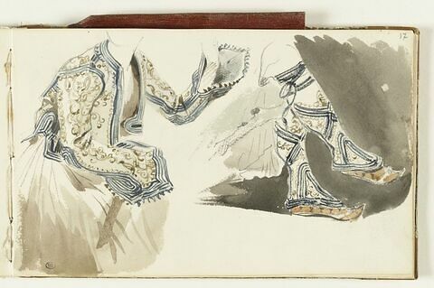 Diverses études de costumes grecs, image 1/2