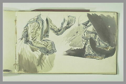 Diverses études de costumes grecs, image 2/2