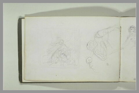 Feuille d'études de personnages, image 1/1