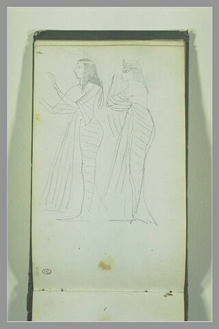 Deux figures égyptiennes, image 1/1