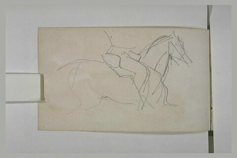 Etude des jambes d'un cavalier sur un cheval, image 1/1