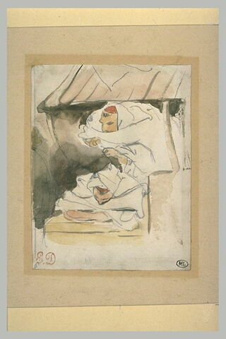 Deux arabes dans une échoppe, image 2/2