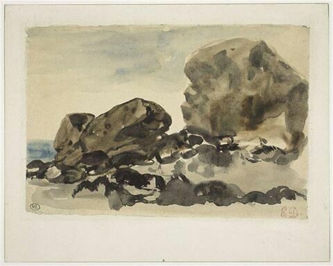 Rochers sur une plage, image 1/2