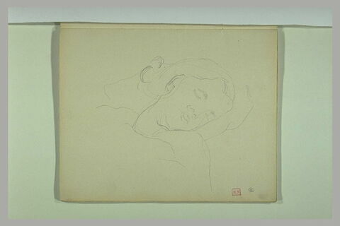 Tête de femme endormie, image 1/1