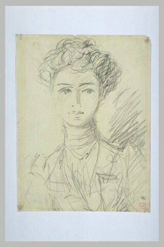 Une jeune femme, à mi-corps : la comtesse de Rochambeau, image 1/1