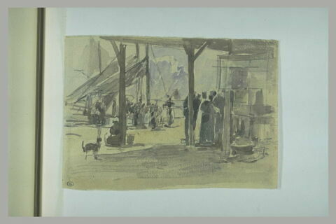 Halles aux poissons sur un quai, image 1/1