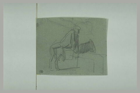 Homme sur un âne, image 1/1