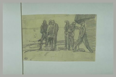 Six pêcheurs et une barque, image 1/1