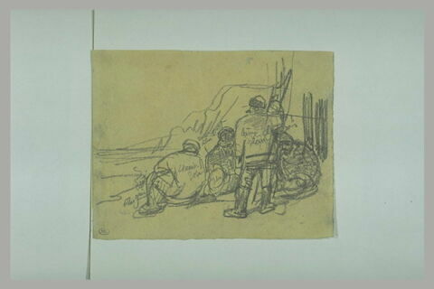 Quatre pêcheurs, image 1/1