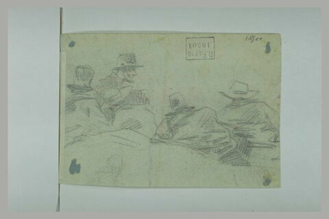 Hommes étendus, image 1/1