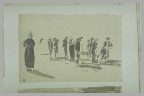 Etudes de paysans bretons, image 1/1