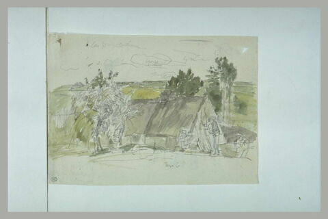 Chaumière parmi des arbres, image 1/1
