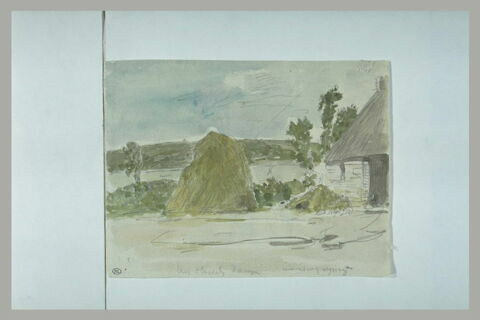 Paysage avec une meule et une maison, image 1/1