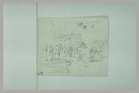 Personnages sur une place, image 1/1