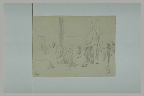 Figures parmi des arbres, image 1/1