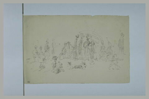 Hommes, femmes, enfants sur la plage, image 1/1