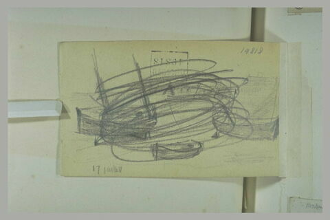 Etude de barques (biffé), image 1/1