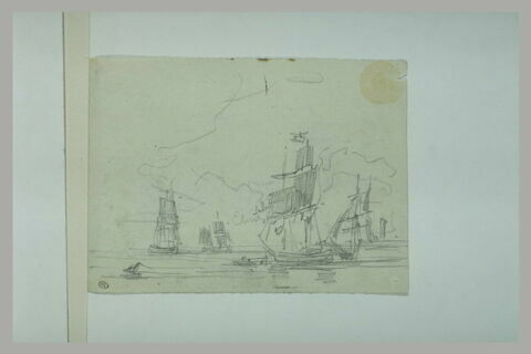 Bateaux au large d'une jetée, image 1/1