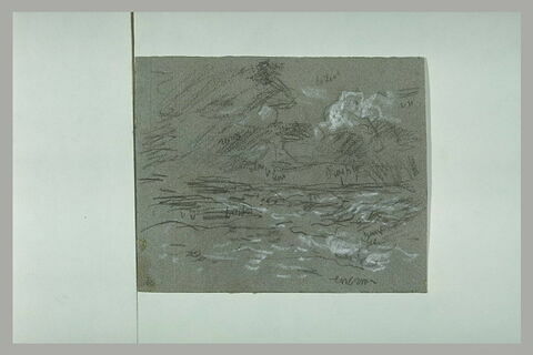 Etude : mer et ciel chargé, image 1/2