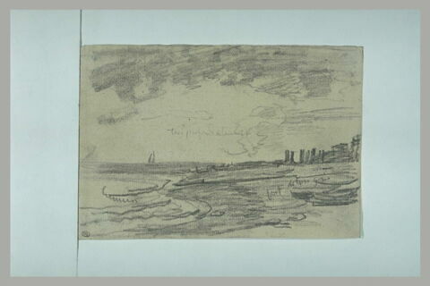 Vue de bord de mer par temps fort, image 1/1