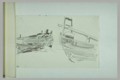 Deux études de l'arrière d'un bateau, image 1/1