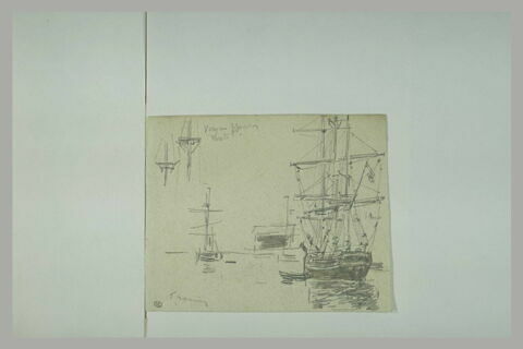 Voiliers, et études de vergues, image 1/1